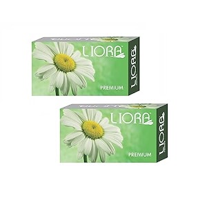 liora 2 ply soft facial tissue paper - pack 360 pulls  180 pulls x pack of 2  soft face wipes for oily skin makeup removal amp daily face cleaning  gentle amp absorbent