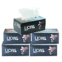 Liora 2 Ply Soft Facial Tissue Paper - Pack 900 Pulls | 180 Pulls x Pack of 5 | Soft Face Wipes for Oily Skin, Makeup Removal &amp; Daily Face Cleaning | Gentle &amp; Absorbent