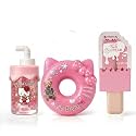 3Pcs Korean Lip Gloss Combo For Girls, Ice Cream Shape Lip Balm For Kids