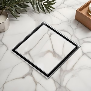 lipka 8 x 8 inches square tile insert floor drain  304 grade stainless steelinvisible shower drain channel  waste water floor drain for bathroom amp showers areasdrain jali with anti cockroach trap