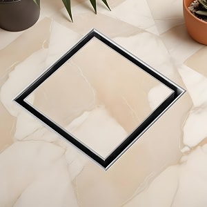 lipka 6 x 6 inches square tile insert floor drain  304 grade stainless steelinvisible shower drain channel  waste water floor drain for bathroom amp showers areasdrain jali with anti cockroach trap