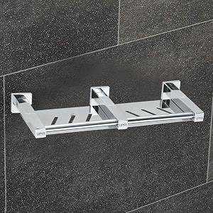 lipka double soap dish from eclipse series premium stainless steel double soap case for bathroom soap holder with glossy finish