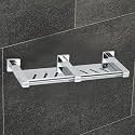LIPKA Double Soap Dish from Eclipse Series| Premium Stainless Steel Double Soap Case for Bathroom| Soap Holder with Glossy Finish