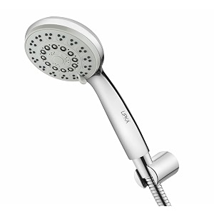 lipka ignus multiflow hand shower complete set  chrome finish abs handheld shower 1m 304 ss shower tube amp holder