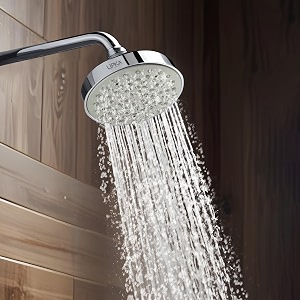 lipka shaan abs overhead rain shower 5 inches shower for bathroom with silicon nozzles without shower arm and flange