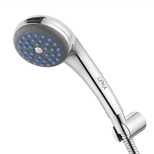 lipka vibe hand shower complete set  chrome finish abs handheld shower 1m 304 ss shower tube amp holder