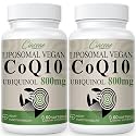 Liposomal CoQ10 800mg Ubiquinol Softgel, Max Absorption Ubiquinol Coenzyme Q10, Ubiquinol CoQ10 Supplement for Antioxidant, Heart Function &amp; Energy Production, Pure CoQ10 800mg, 120 Vegan Softgels