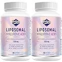 Liposomal Hyaluronic Acid Supplement 1000mg for Skin and Hair,2Pack