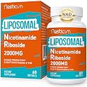 Liposomal Nicotinamide Riboside 2000mg, NAD+ Supplement, 60 Softgels