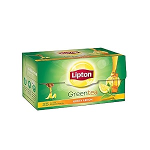 lipton green tea honey lemon 25 tea bags 100 gram