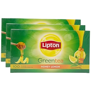 lipton honey lemon green tea bags 160 gm