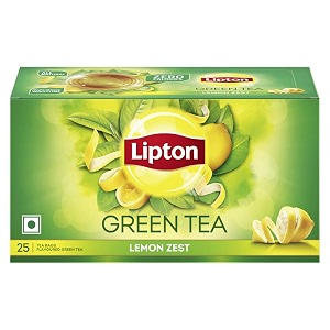 lipton green tea lemon zest 25 tea bags