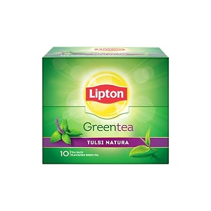 lipton tulsi natura green tea bags 10 pieces