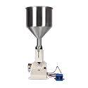 Liquid Filling Machine, Manual Liquid Filling Machine, 5-50Ml Bottle Filler Machine Stainless Steel Filling Machine Hand-Pneumatic