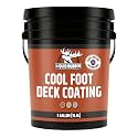 Liquid Rubber Cool Foot Pool Deck Coating, Cooling, Pale Brown, 5 Gallon