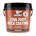 Liquid Rubber Cool Foot Pool Deck Coating, Cooling, Misty Grey, 1 Gallon
