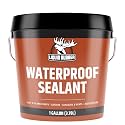 Liquid Rubber Waterproof Sealant - Roof & Gutter Coating, Black, 1 Gallon