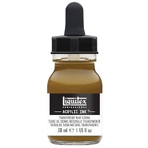 liquitex 4260332 ink 30ml t sien 1-oz jar transparent raw sienna