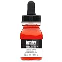 Liquitex 4260620 Ink 30ML, 1-oz Jar, Vivid Red Orange