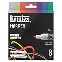 Liquitex Acrylic Paint Markers, Set of 8, Metallic Colors, 2mm Nibs