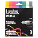 Liquitex Acrylic Paint Markers, Set of 8, Dreamscape Colors, 2mm Nibs