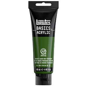 liquitex basics acrylic color hookers green