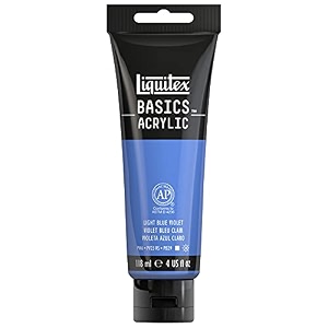 liquitex basics acrylic color light blue violet
