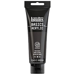 liquitex basics acrylic color mars black