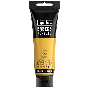 liquitex basics acrylic color naples yellow