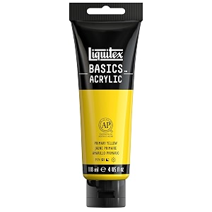 liquitex basics acrylic color primary yellow