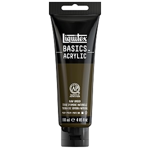 liquitex basics acrylic color raw umber