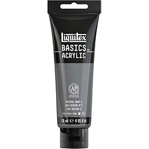 liquitex basics acrylic colour neutral grey