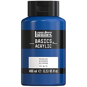 liquitex basics acrylic paint 135-oz bottle primary blue