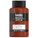 Liquitex Basics Acrylic Paint, 13.5-oz Bottle, Burnt Sienna, 13 Fl