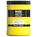 Liquitex BASICS Acrylic Paint 32-oz jar, Cadmium Yellow Light Hue