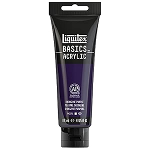 liquitex basics acrylic paint 4-oz tube dioxazine purple