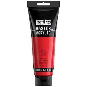 liquitex basics acrylic paint 845-oz tube primary red