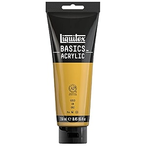 liquitex basics acrylic paint 845-oz tube gold