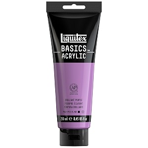 liquitex basics acrylic paint 845-oz tube brilliant purple