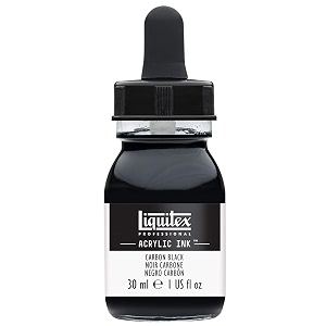 liquitex professional acrylic ink 1-oz jar carbon black