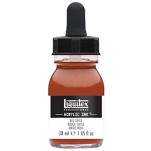 liquitex professional acrylic ink 1-oz jar red oxide