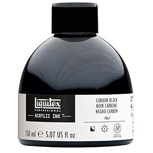 liquitex professional acrylic ink 51-oz jar carbon black