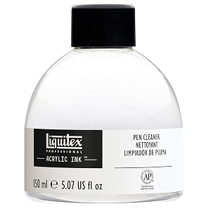 liquitex professional acrylic ink 51-oz jar pen cleaner