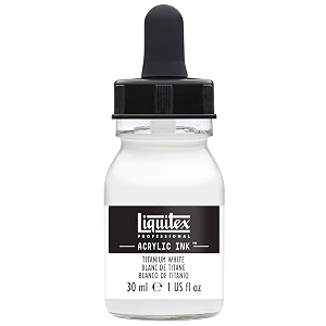 liquitex professional acrylic inks titamium white