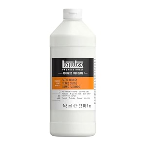 liquitex professional satin varnish 946ml 32-oz