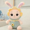Liquortees Fluffy Sunflower Teddy Bear Stuffed Soft toy 35cm  - 35 cm (Multicolor)