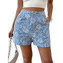 LIRIT Womens High Waist Casual Linen Blend