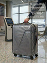 lisahub Transparent PVC Suitcase Cover Trolley