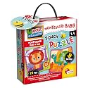Lisciani 92680 Montessori Baby Touch Puzzle-Educational Game for Children from 1 to 4 years-92680, Multicolor