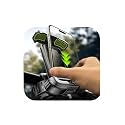 LISEN Bike Phone Holder, [Super Easy Install] Motorcycle Phone Mount Ebike Accessories Bicycle Handlebar Holder Mount Gifts for Adults Kids Men Mountain Mini Bike Scooter Gear Accessories, Black